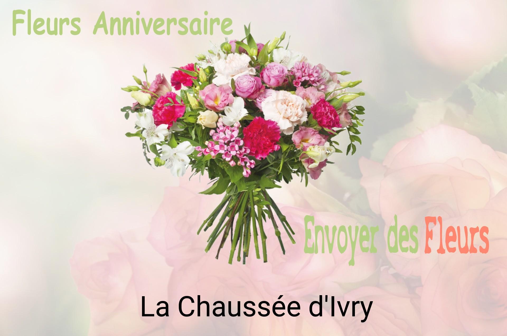 Bouquet de fleurs d’anniversaire livré à La Chaussée-d'Ivry