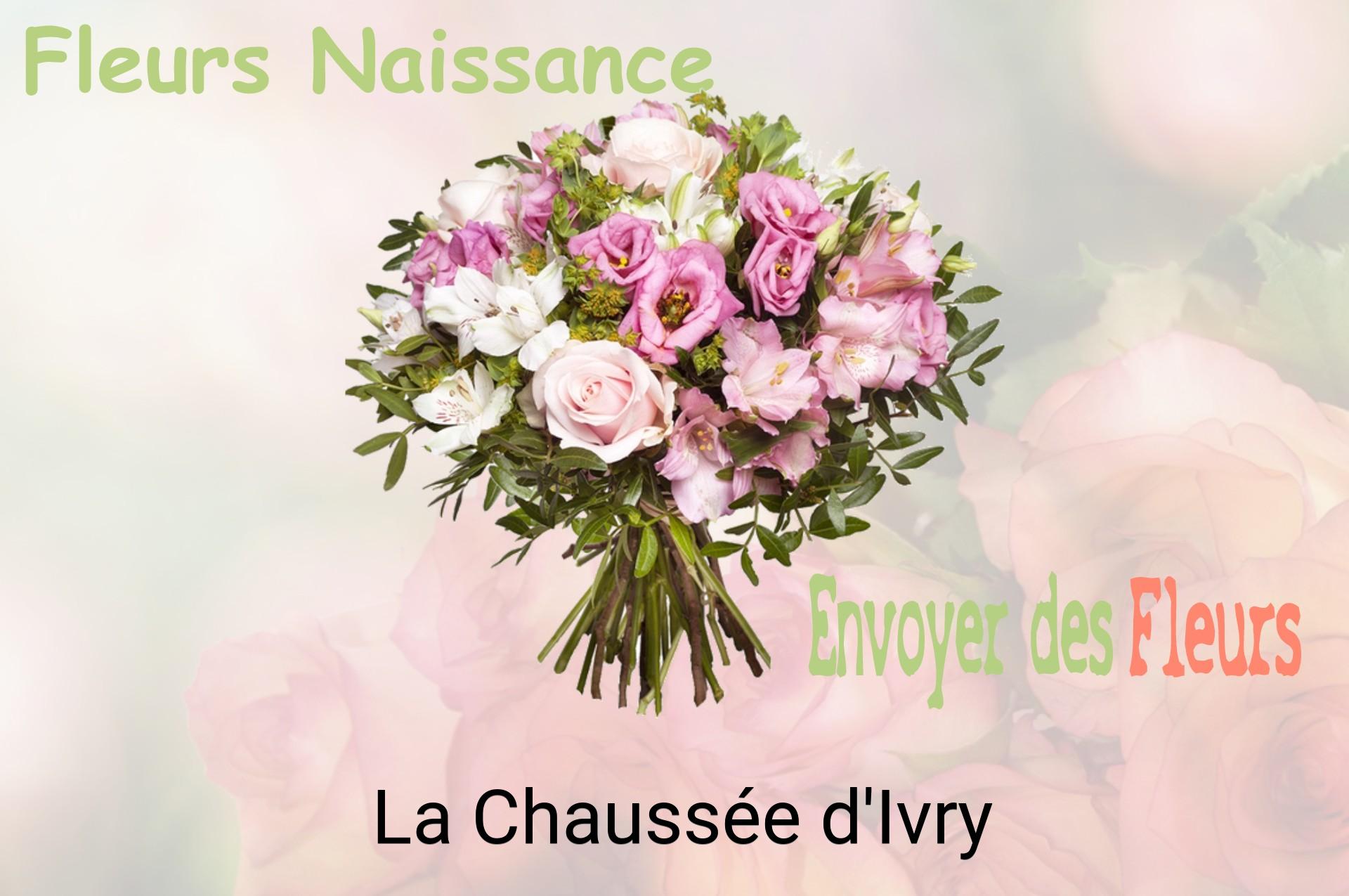 Bouquet de fleurs de naissance livré à La Chaussée-d'Ivry